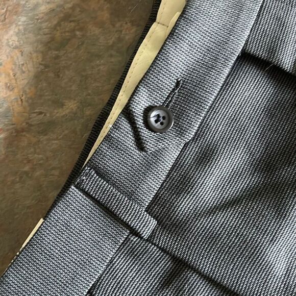 Oscar De La Renta 36x30 Wool Blend Dress Pants Comfort Stretch - Picture 7 of 12